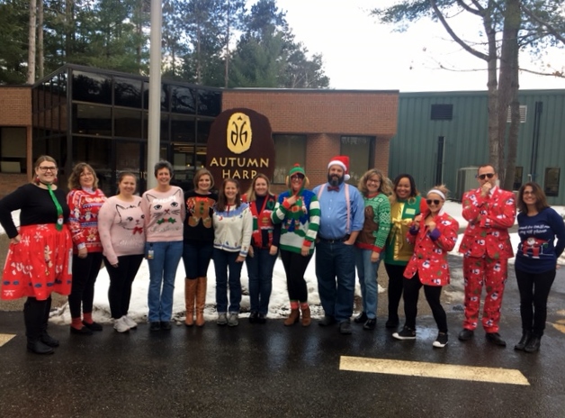 Ugly Sweater Day at Autumn Harp